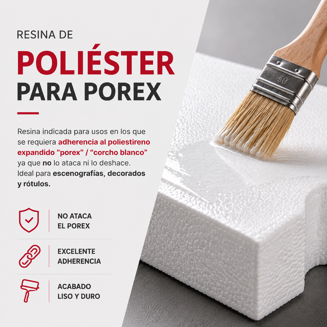 Resina de poliester para porex